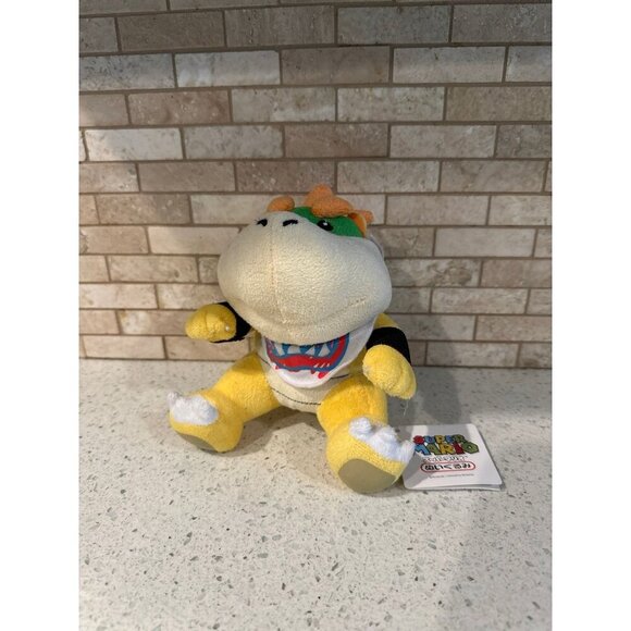 Sanei Boeki Super Mario Bowser Jr. S Plush Doll 7” NWT - Picture 1 of 6